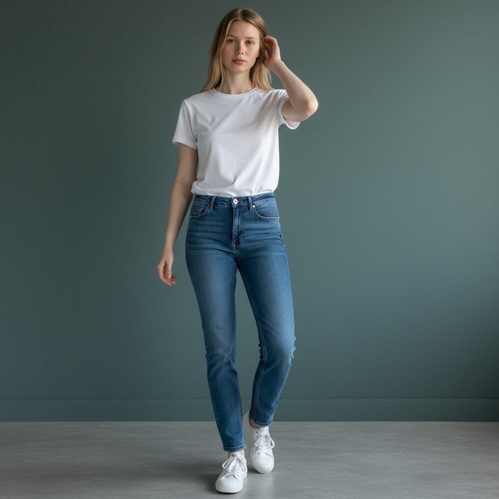 MOTHER Looker Ankle Fray Jeans – 28